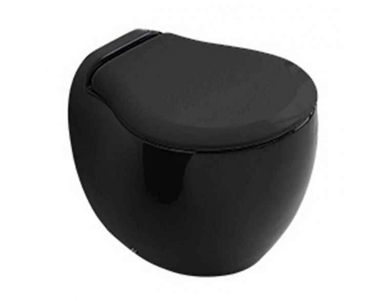 Підлоговий унітаз ArtCeram Blend, glossy black (BLV0020300)