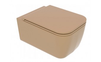 Підвісний унітаз GSG BRIO 52,5 см Smart Clean matt Chestnut (BRWCSO017)