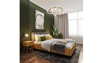 Двоспальне ліжко WoodSoft Berlin / Берлін 120x200 (Berlin120200JAS) Двоспальне ліжко WoodSoft Berlin / Берлін 120x200 (Berlin120200JAS)