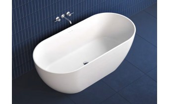 Окремостояча ванна з мармуру Dremex Goya 170x80x61 см, Gelcoat, білий глянцевий