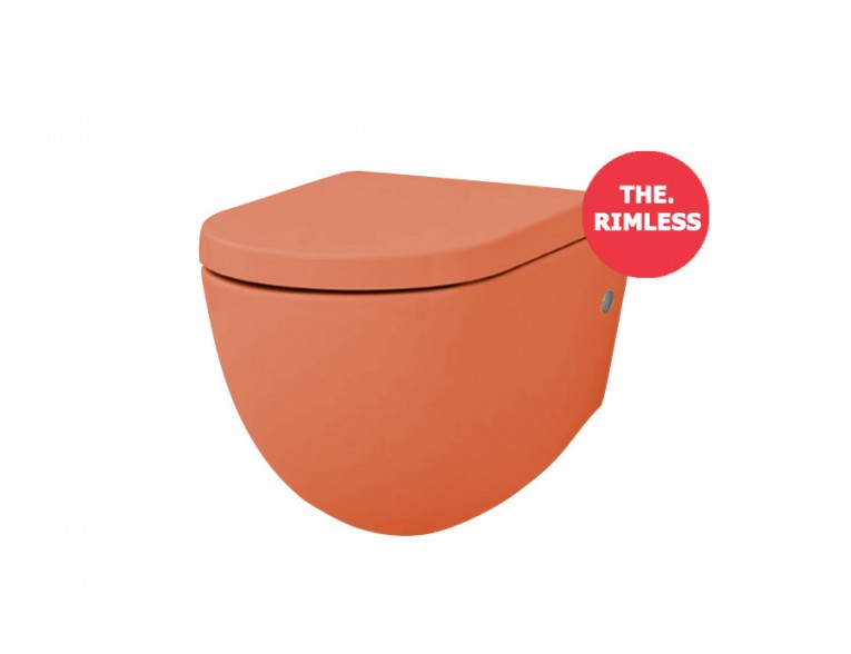 Підвісний унітаз ArtCeram File 2.0 THE.RIMLESS, orange cameo (FLV0041300)