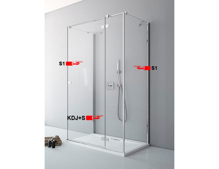 Двері для П-подібної душової кабіни Radaway Fuenta New KDJ+S S 80 праві (384021-01-01R)