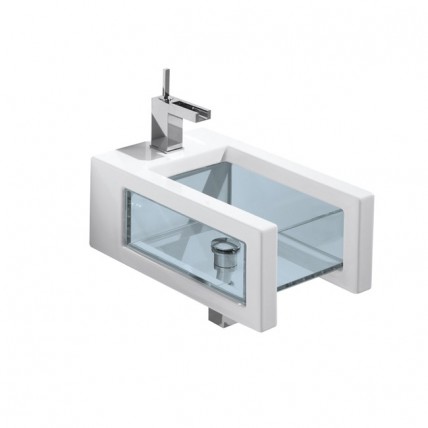 Підвісне біде GSG GLASS 53 см white matt (GLBISO001)