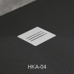 Душовий піддон, камяний Radaway Kyntos F 90x80 см, чорний (HKF9080-54)
