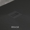 Душовий піддон, камяний Radaway Kyntos F 90x80 см, чорний (HKF9080-54)