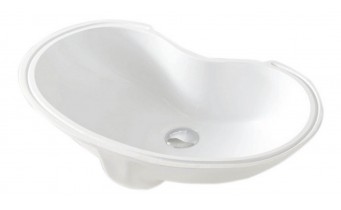 Умивальник під стільницю овальний ArtCeram Idea 60 см,  white (IDL0010100)