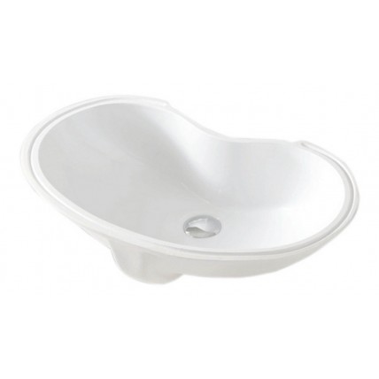Умивальник під стільницю овальний ArtCeram Idea 60 см, white (IDL0010100) Умивальник під стільницю овальний ArtCeram Idea 60 см, white (IDL0010100)
