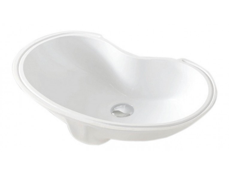 Умивальник під стільницю овальний ArtCeram Idea 60 см,  white (IDL0010100)