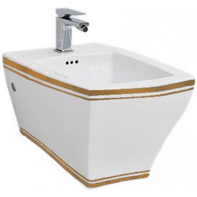 Підвісне біде ArtCeram Jazz, gold stripes (JZB0010111) Підвісне біде ArtCeram Jazz, gold stripes (JZB0010111)