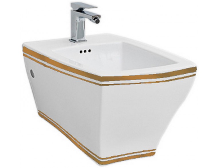 Підвісне біде ArtCeram Jazz, gold stripes (JZB0010111)