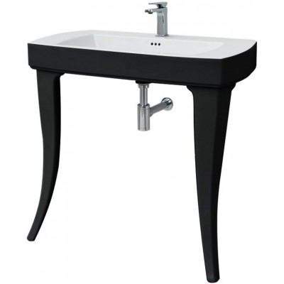 Підвісний умивальник ArtCeram Jazz, black white (JZL0010150) Підвісний умивальник ArtCeram Jazz, black white (JZL0010150)