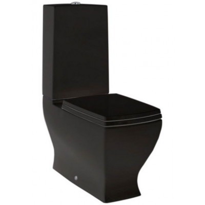 Унітаз моноблок ArtCeram Jazz, glossy black (JZV0030300)