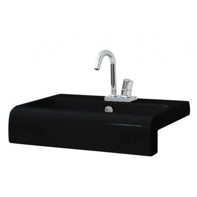 Умивальник на стільницю ArtCeram La Fontana, glossy black (LFL0050300) Умивальник на стільницю ArtCeram La Fontana, glossy black (LFL0050300)