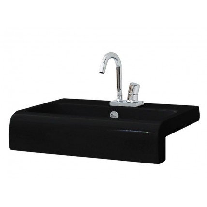 Умивальник на стільницю ArtCeram La Fontana, glossy black (LFL0050300)