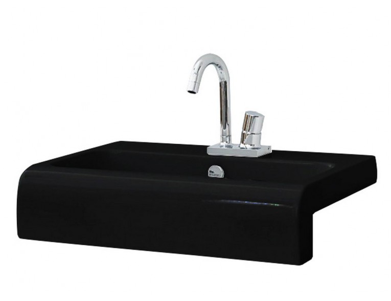 Умивальник на стільницю ArtCeram La Fontana, glossy black (LFL0050300)