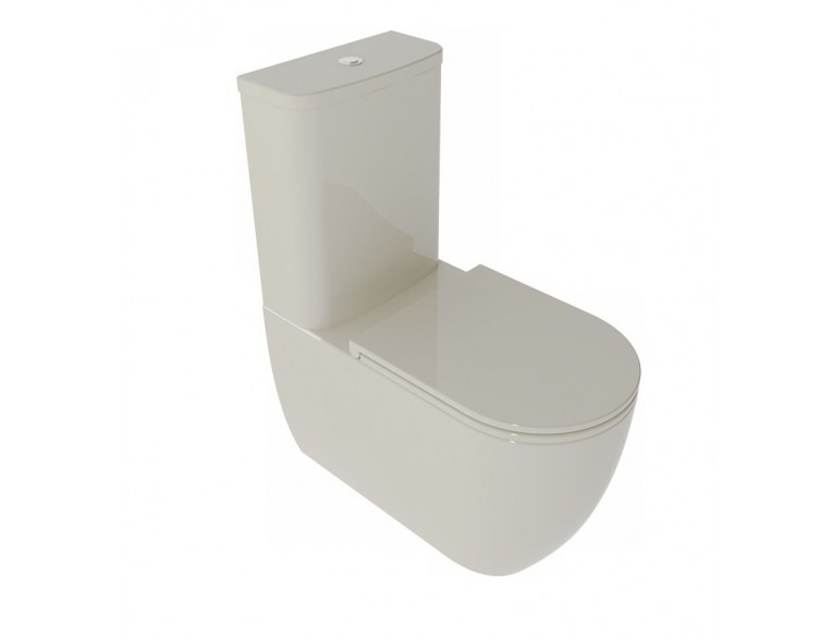 Унітаз моноблок GSG LIKE 69 см Smart Clean glossy Pergamon (LKMBL013)