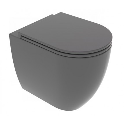Унітаз підлоговий GSG LIKE 52,5 см Smart Clean matt Ash (LKWC01021)