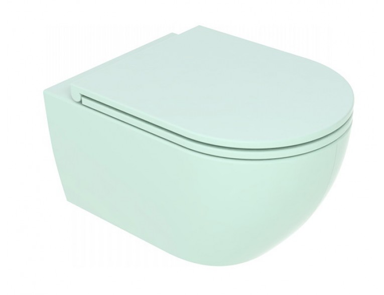 Підвісний унітаз GSG LIKE 52,5 см Smart Clean matt Water (LKWCSO025)