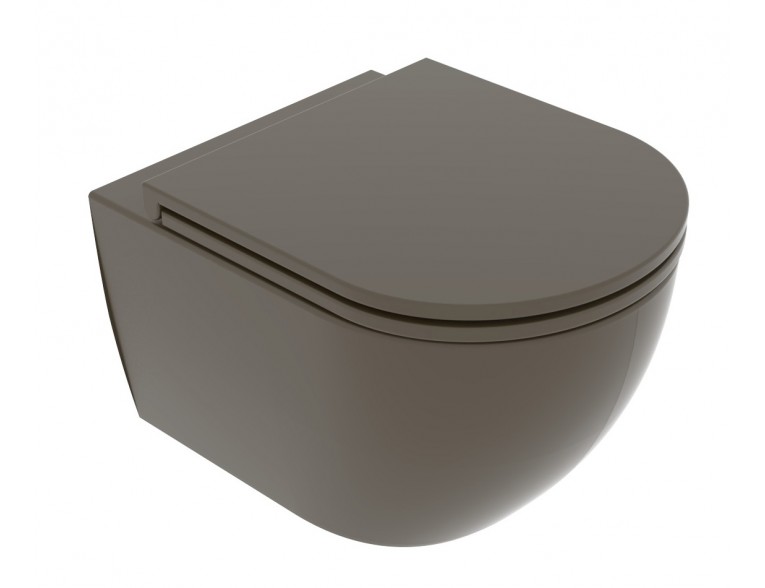 Підвісний унітаз GSG LIKE XXS 48,5 см Smart Clean matt Coffe (LKWCSOXXS018)