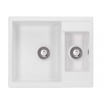 Кухонна мийка Granado Samora 579x488 мм, white (0905)