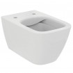 Безобідковий підвісний унітаз + Slim кришка Ideal Standard I.Life, 54x36 см, білий глянець (T461401/T500301) Безобідковий підвісний унітаз + Slim кришка Ideal Standard I.Life, 54x36 см, білий глянець (T461401/T500301)