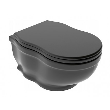 Підлоговий унітаз GSG TIME 54 см matt Black (TIWCSO003)
