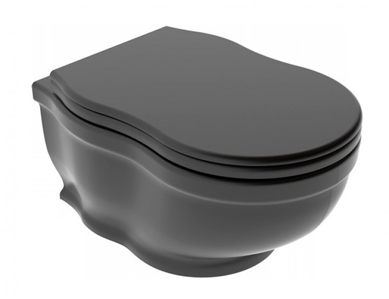 Підлоговий унітаз GSG TIME 54 см matt Black (TIWCSO003)