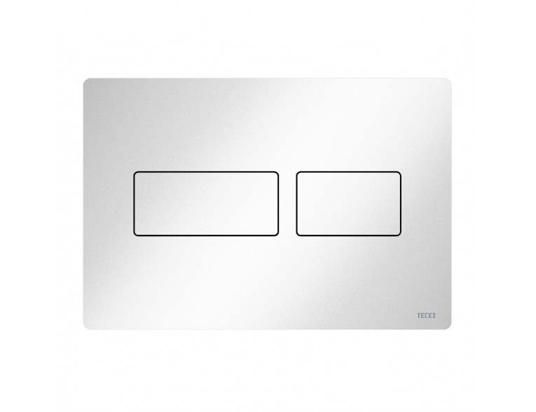 Кнопка зливу подвійна Tece Solid Pus Plate, білий матовий (9240433)