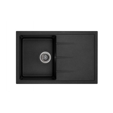 Кухонна мийка Granado Toledo 780x500 мм, black shine (2101)