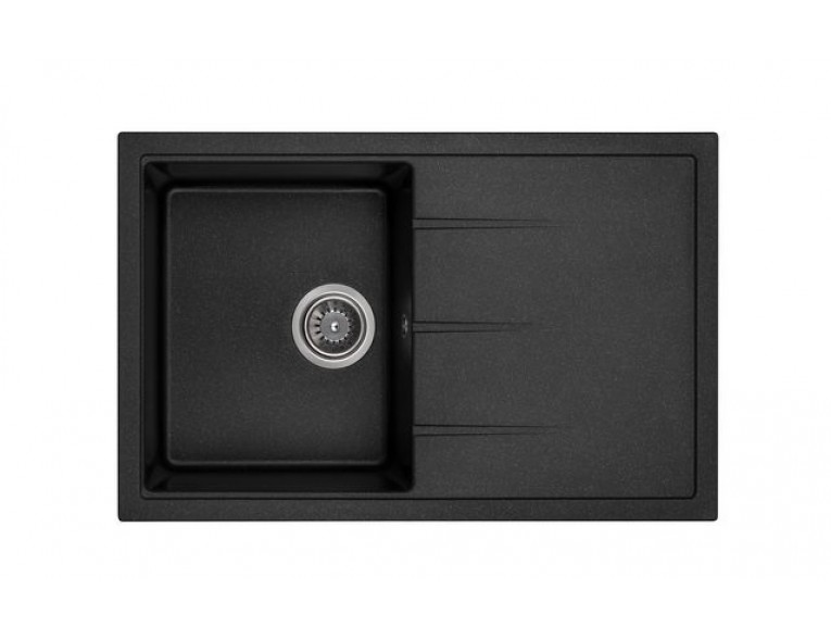 Кухонна мийка Granado Toledo 780x500 мм, black shine (2101)