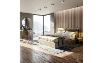 Двоспальне ліжко WoodSoft Vancouver / Ванкувер 120x200 (Vancouver120x200JAS)