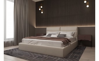 Двоспальне ліжко WoodSoft Vancouver / Ванкувер 120x200 (Vancouver120x200JAS)