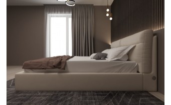 Двоспальне ліжко WoodSoft Vancouver / Ванкувер 120x200 (Vancouver120x200JAS)
