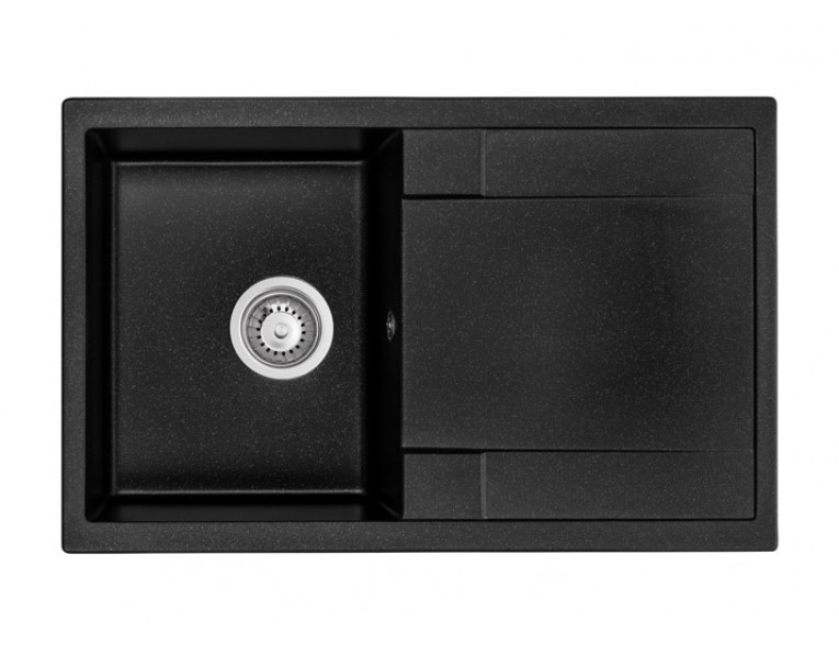 Кухонна мийка Granado Vigo 775x495 мм, black shine (1401)