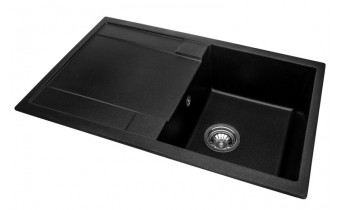 Кухонна мийка Granado Vigo 775x495 мм, black shine (1401)