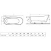 Ванна Radaway Nikia окремостояча 175×78×60/71 (WA1-41-175×078U-B)