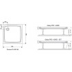 Душовий піддон Ravak Perseus Pro-90 FLAT (XA037711010)