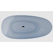 Ванна овальна окремостояча з матеріалу ResiCast Besco Xara Blue Wave 160x75x55 см, + сифон Chrome, Синя, прозора ванна (WAX-160-BWC) Ванна овальна окремостояча з матеріалу ResiCast Besco Xara Blue Wave 160x75x55 см, + сифон Chrome, Синя, прозора ванна (WAX-160-BWC)