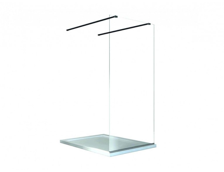 Душова кабіна Besco Aveo Due Black 120x195, прозоре скло (ADB-120-195C)