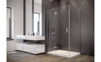 Душова кабіна Besco Viva 100x80x195 L, прозоре скло (VPL-100-195C)