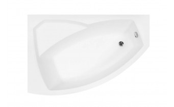 Ванна акрилова Besco Rima 150x95 L, асиметрична, із заокругленим укутом (WAR-150-NL) Ванна акрилова Besco Rima 150x95 L, асиметрична, із заокругленим укутом (WAR-150-NL)