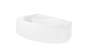 Ванна акрилова Besco Rima 150x95 L, асиметрична, із заокругленим укутом (WAR-150-NL)