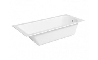 Ванна акрилова Besco Shea Slim 180x80, пряма, торець бортика 15 мм (WAS-180-SL)