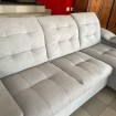 Кутовий диван розкладний ВІКОМеблі Бетті / Betti, світло-сірий, кут Г (Viko-Betti8)
