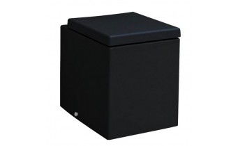 Підлоговий унітаз ArtCeram Block, glossy black (BKV0020300) Підлоговий унітаз ArtCeram Block, glossy black (BKV0020300)