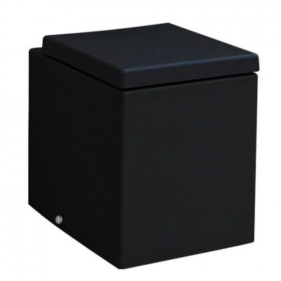 Підлоговий унітаз ArtCeram Block, glossy black (BKV0020300) Підлоговий унітаз ArtCeram Block, glossy black (BKV0020300)