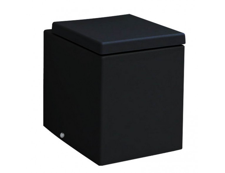 Підлоговий унітаз ArtCeram Block, glossy black (BKV0020300)