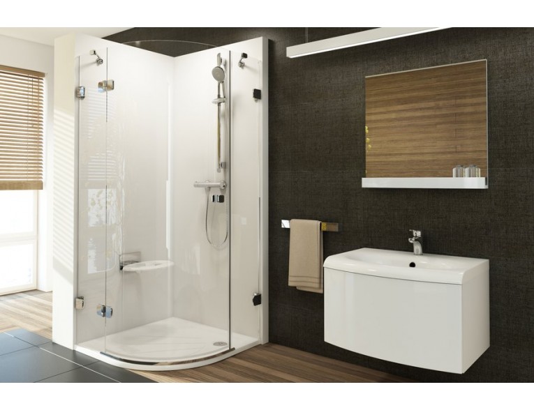 Душова кабіна Ravak Brilliant BSKK3-90 L хром + скло Transparent (3UL77A00Y1)