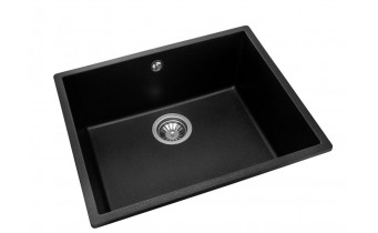 Кухонна мийка Granado Under Top Max 535x435 мм, black shine (3001)