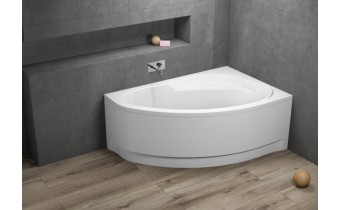 Ванна Polimat Marea асиметрична 150х100, L + ніжки (00295)